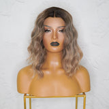 ALESSANDRA Ombre Ash Blonde Lace Front Wig - Milk & Honey