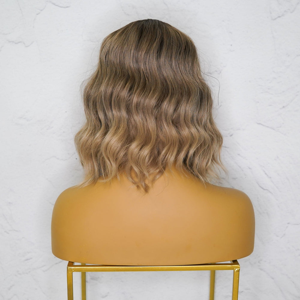 ALESSANDRA Ombre Ash Blonde Lace Front Wig - Milk & Honey