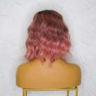 ALESSANDRA Ombre Pink Bob Lace Front Wig - Milk & Honey