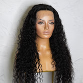 ALEX Natural Black Raw Curl Human Hair Lace Front Wig - Milk & Honey Wigs