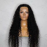 ALEX Natural Black Raw Curl Human Hair Lace Front Wig - Milk & Honey Wigs
