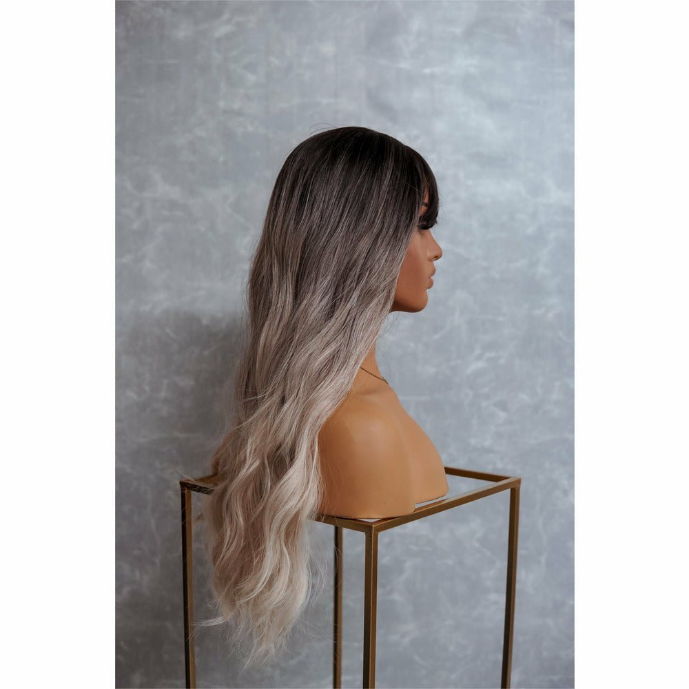 ALEXANDRA Ombre Fringe Wig - Milk &amp; Honey Wigs
