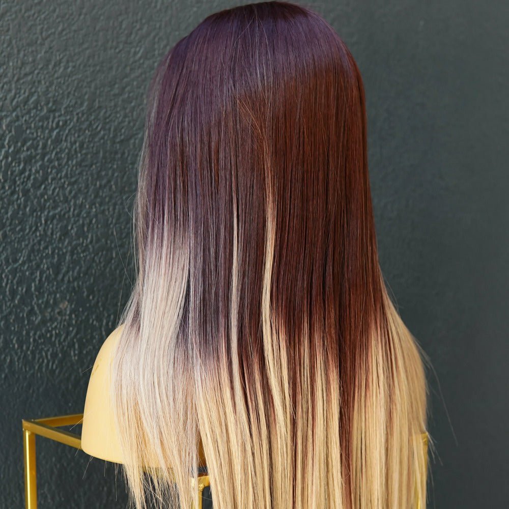 ALICIA Ombre Brown Lace Front Wig - Milk & Honey Wigs