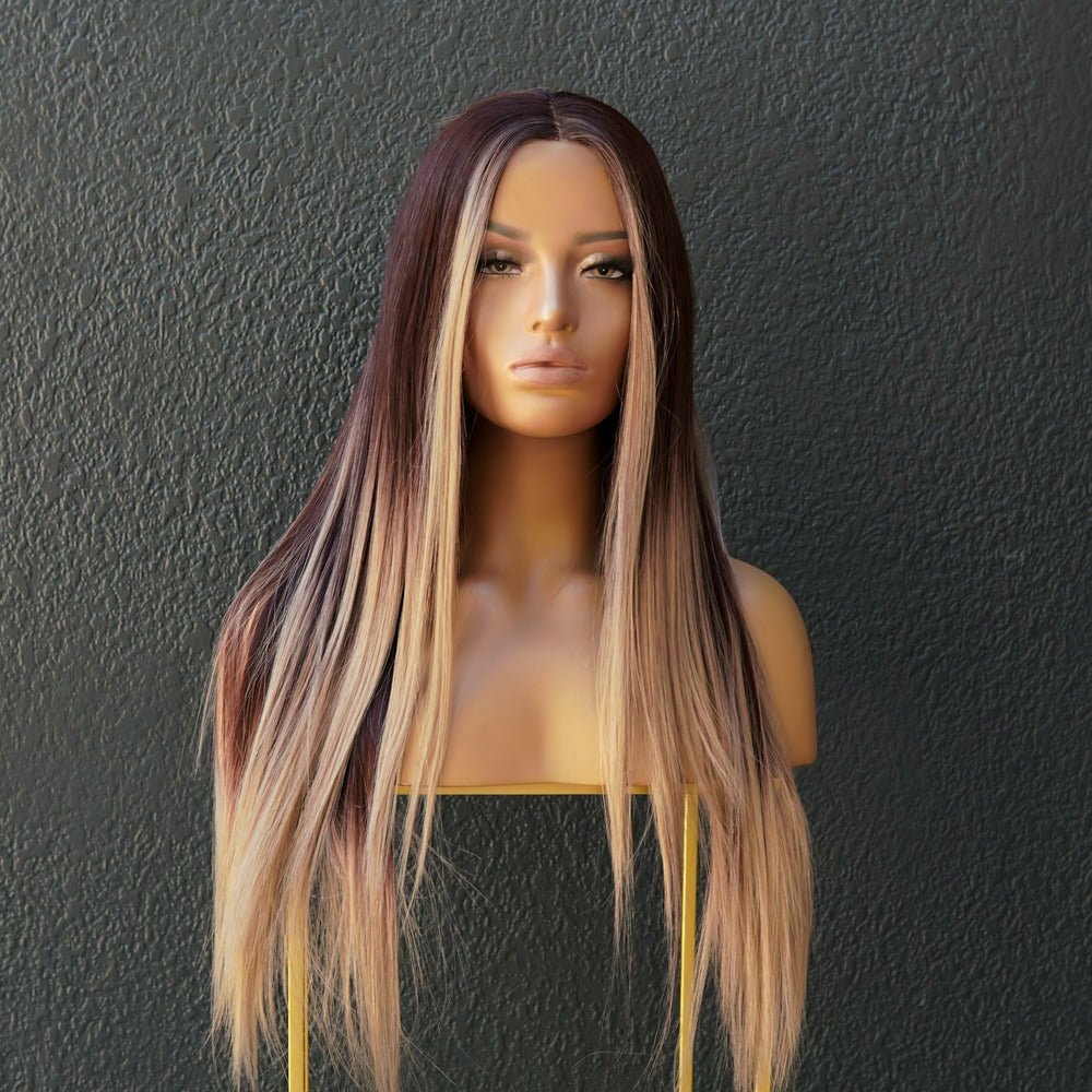ALICIA Ombre Brown Lace Front Wig | Milk & Honey