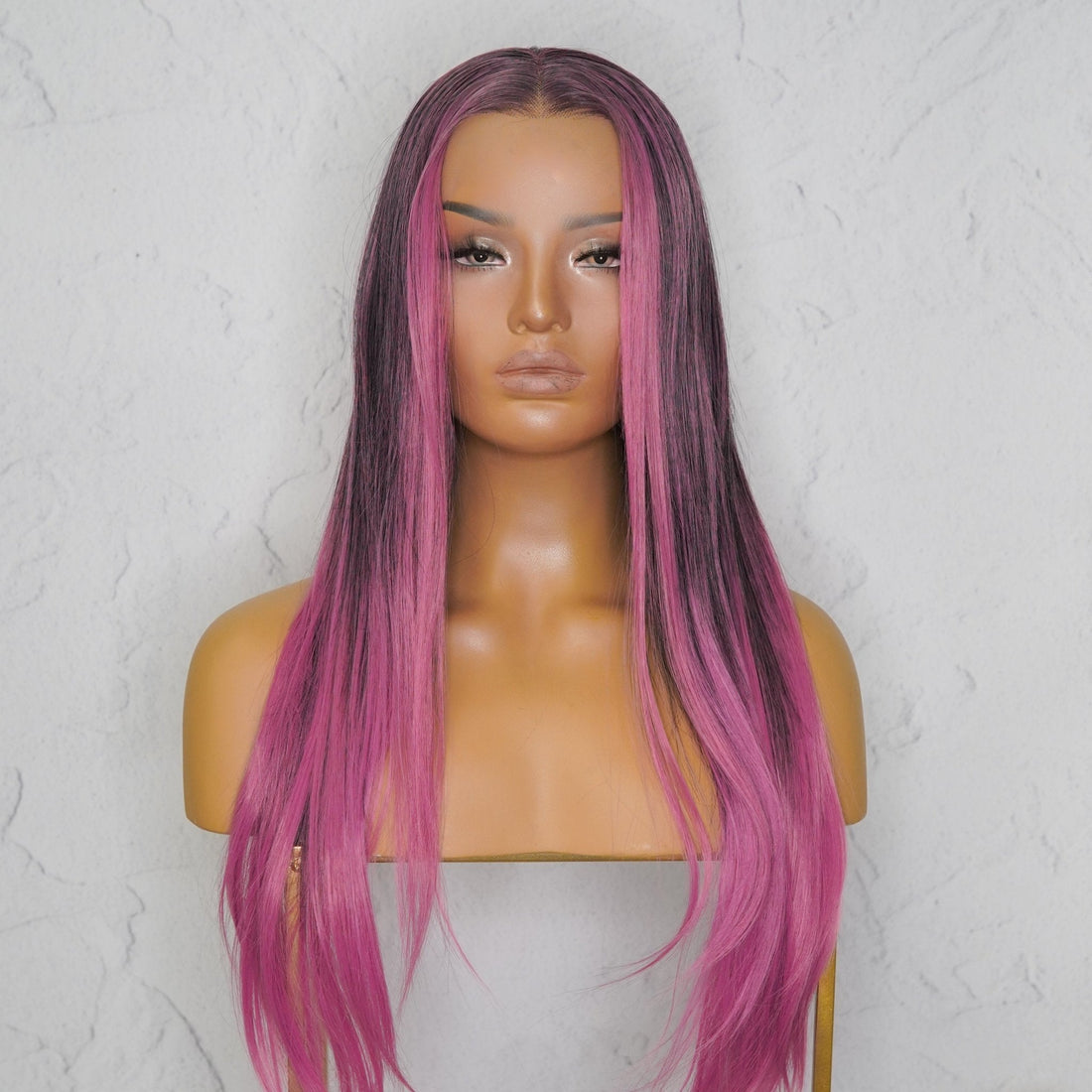 ALICIA Ombre Purple Lace Front Wig - Milk &amp; Honey Wigs
