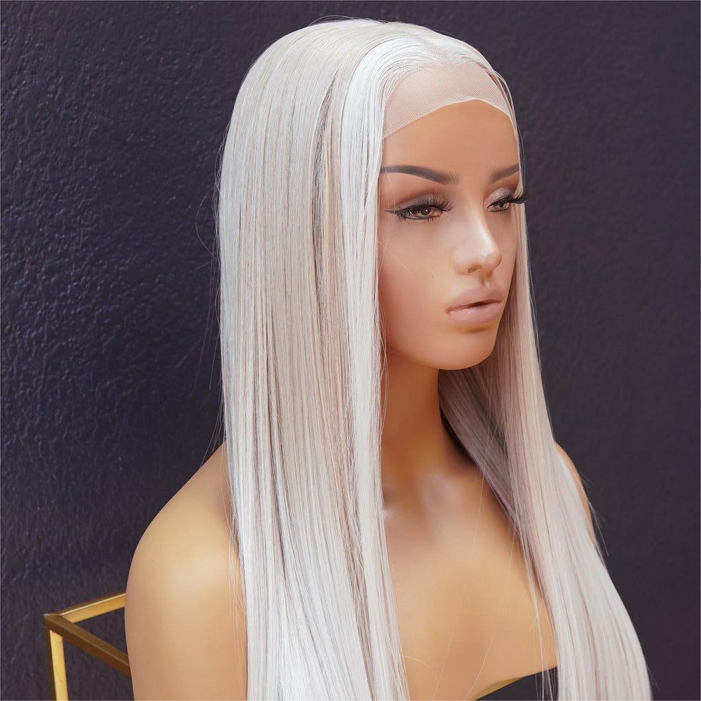 ALICIA Ombre White Blonde Lace Front Wig | BLONDE WIGS | WIGS ONLINE | WIGS AUSTRALIA