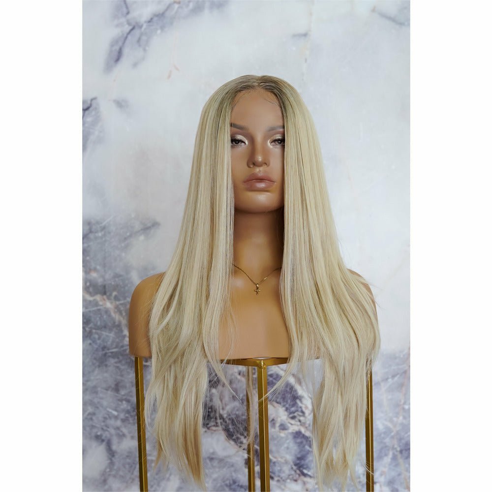 ALYCE Ombre Blonde Lace Front Wig - Milk & Honey Wigs