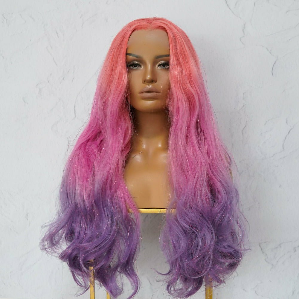 AMBER Tinsel Glitter Ombre Lace Front Wig - Milk & Honey Wigs