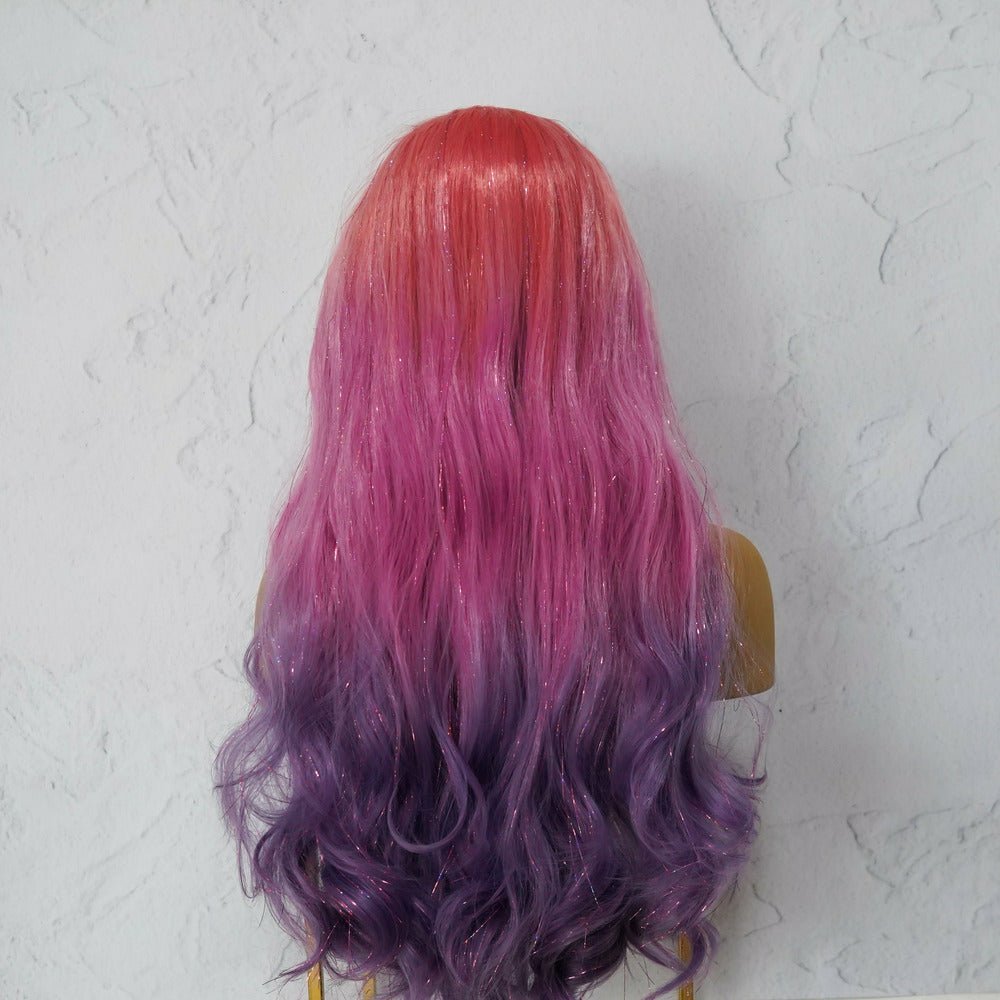 AMBER Tinsel Glitter Ombre Lace Front Wig - Milk & Honey Wigs