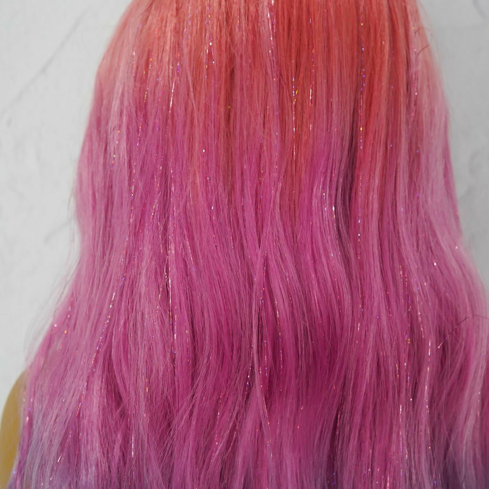 AMBER Tinsel Glitter Ombre Lace Front Wig - Milk & Honey Wigs