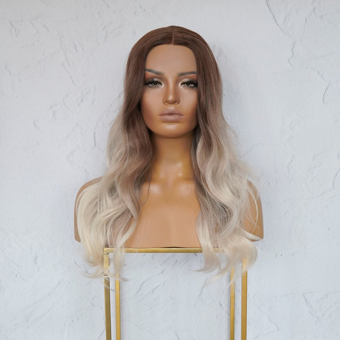 ANGELINA Ombre Blonde Lace Front Wig - Milk &amp; Honey Wigs