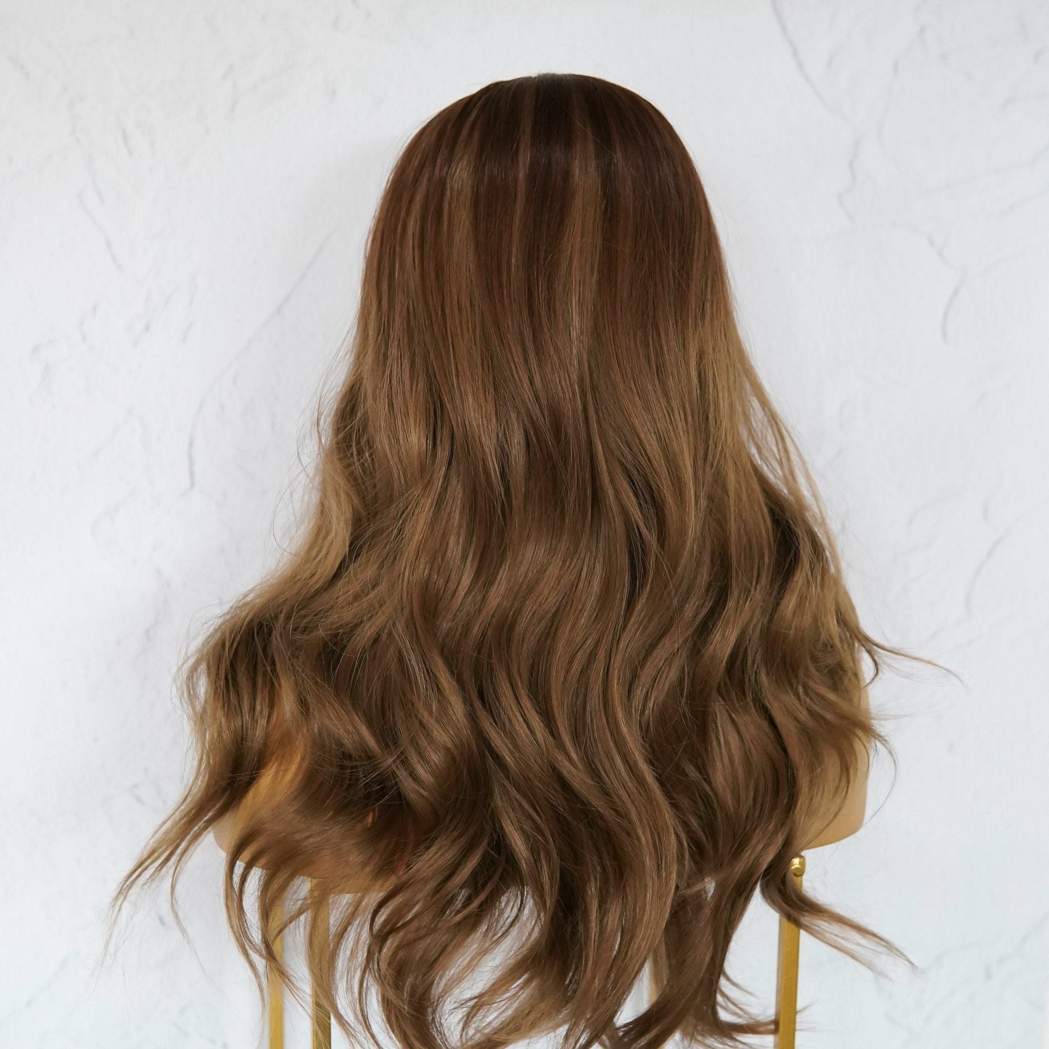 ANGELINA Ombre Brown Lace Front Wig - Milk & Honey Wigs