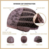 ANIME Mauve Fringe Wig - Milk & Honey Wigs