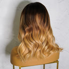 ANNABELLE OMBRE Human Hair Lace Front Wig - Milk & Honey Wigs