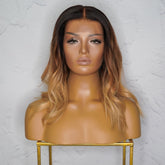 ANNABELLE OMBRE Human Hair Lace Front Wig - Milk & Honey Wigs