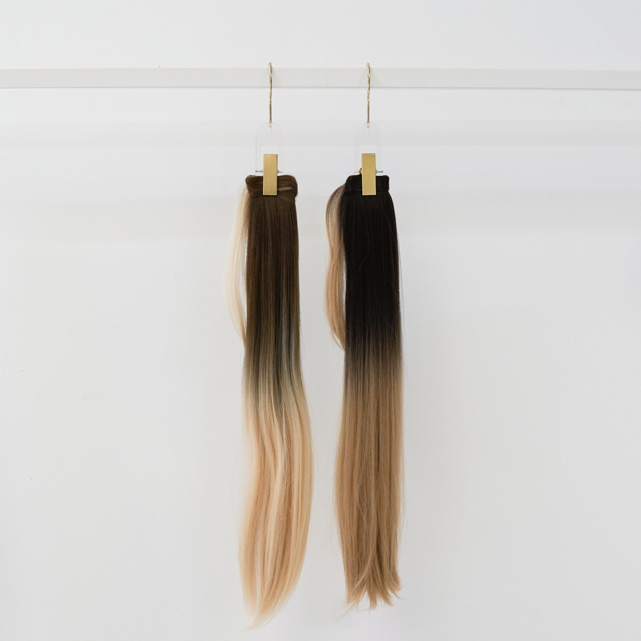 APRYL Synthetic 26” Ombre Straight Ponytail - Milk & Honey Wigs