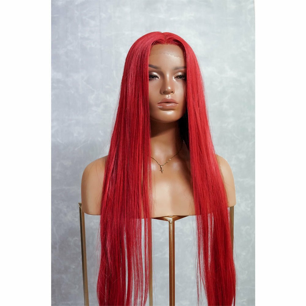 ARIEL 30&quot; Red Lace Front Wig - Milk &amp; Honey Wigs