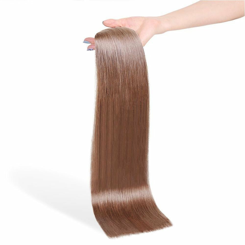 ASH BLONDE (18) Human Hair Clip In - Milk & Honey Wigs