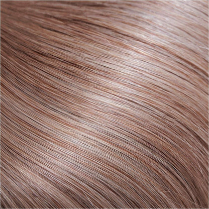 ASH BLONDE shade 18 human hair clip-in hair extensions | Milk &amp; Honey Wigs