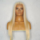 ASHANTI Blonde Human Hair Lace Front Wig - Milk & Honey Wigs