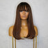 ASHLEY Brown 18" Fringe Wig - Milk & Honey Wigs