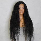 ATHENA Black Lace Front Wig - Milk & Honey Wigs