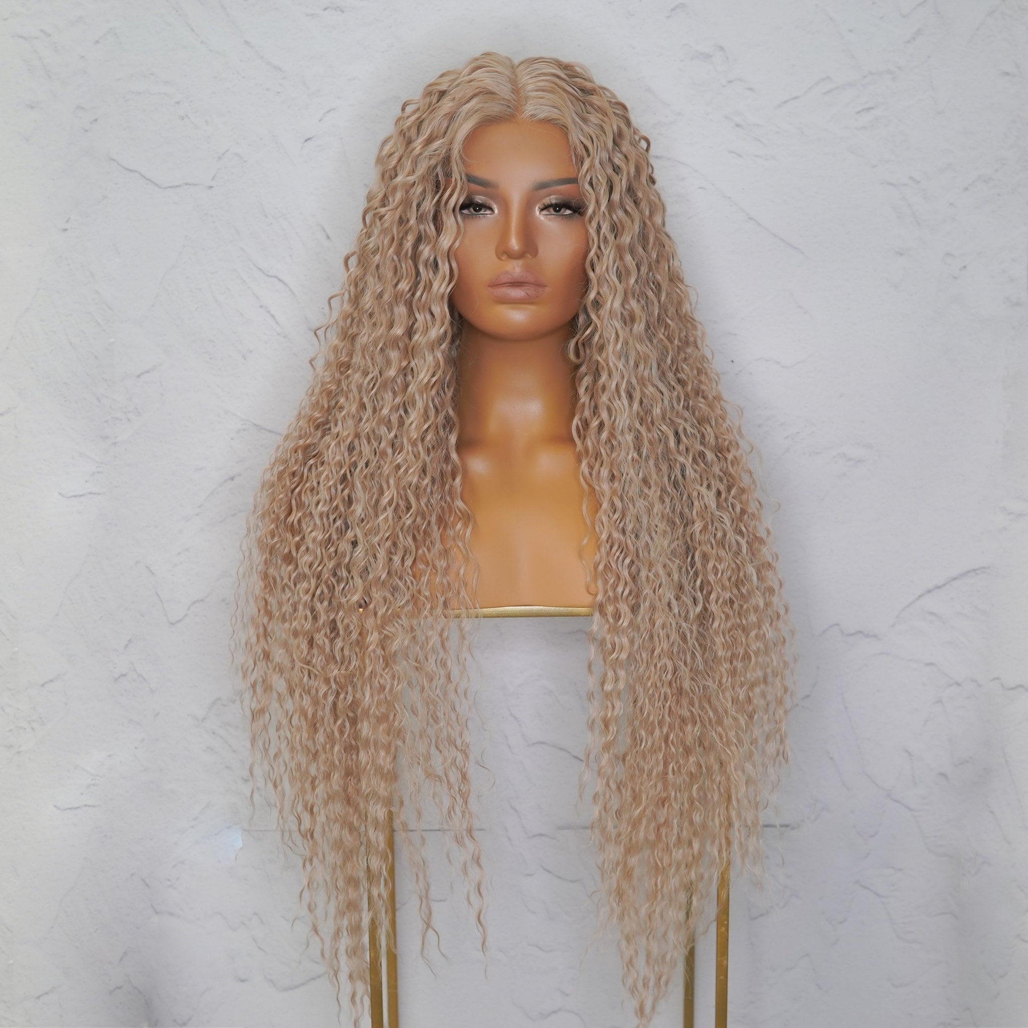 ATHENA Blonde Lace Front Wig - Milk &amp; Honey Wigs