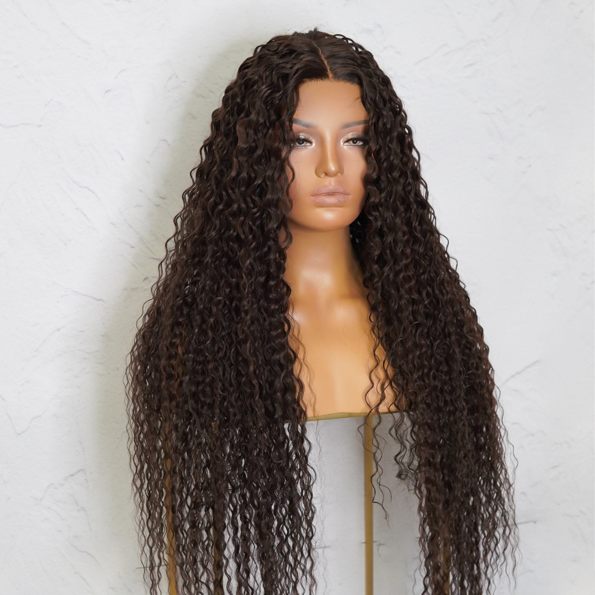 ATHENA Brown Lace Front Wig - Milk &amp; Honey Wigs