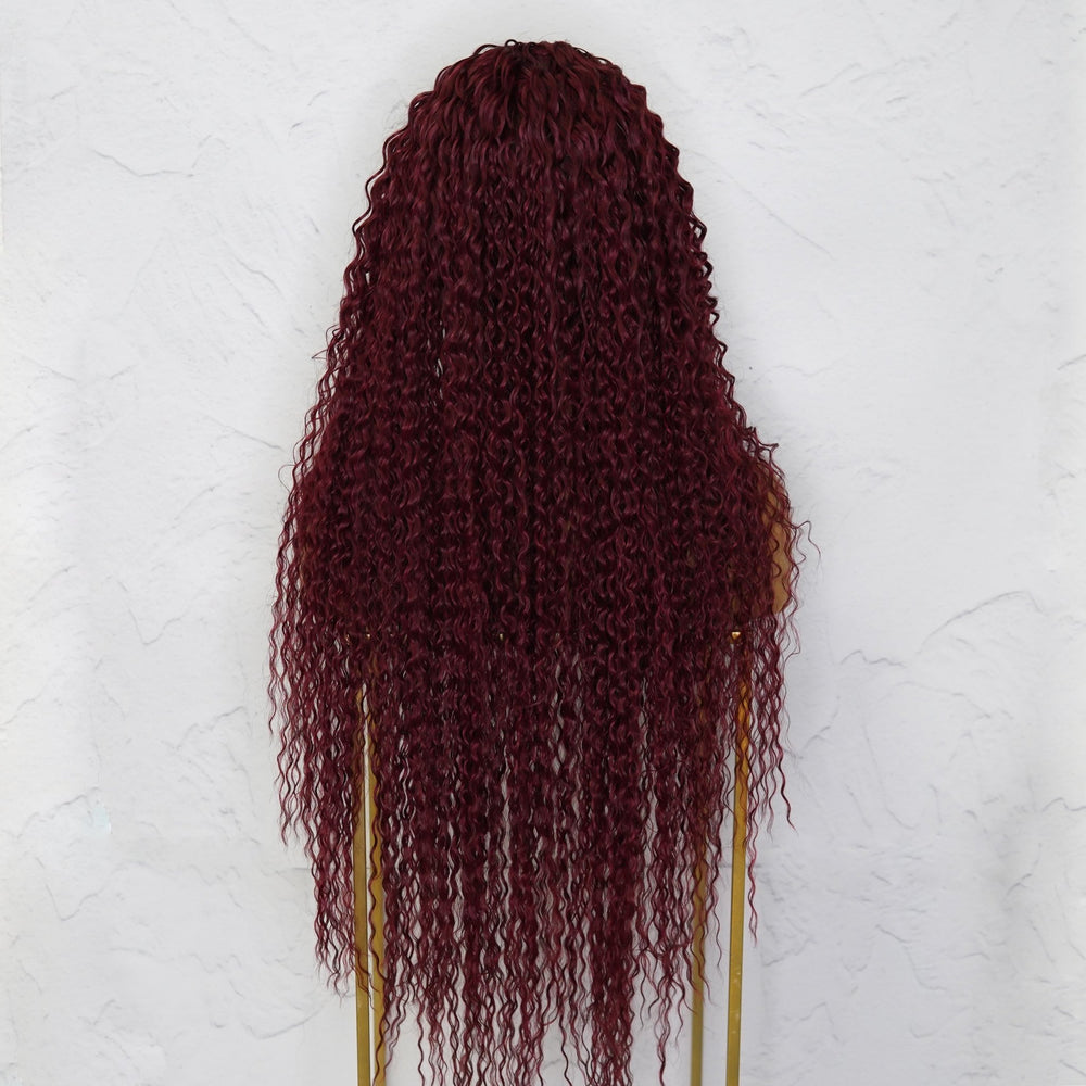 ATHENA Red Lace Front Wig