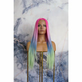 ATLANTIS Rainbow Ombre Lace Front Wig - Milk & Honey Wigs