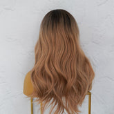 AUGUST Brown Ombre Fringe Wig - Milk & Honey Wigs