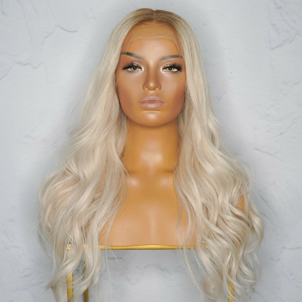 AVALON Blonde Human Hair Full Lace Wig - Milk &amp; Honey Wigs
