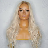 AVALON Blonde Human Hair Full Lace Wig - Milk & Honey Wigs