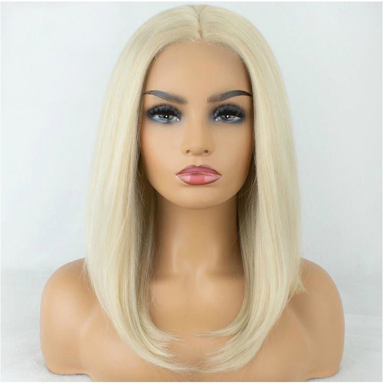 Barbie Ting Blonde Bob 14&quot; Lace Front Wig - Milk &amp; Honey Wigs