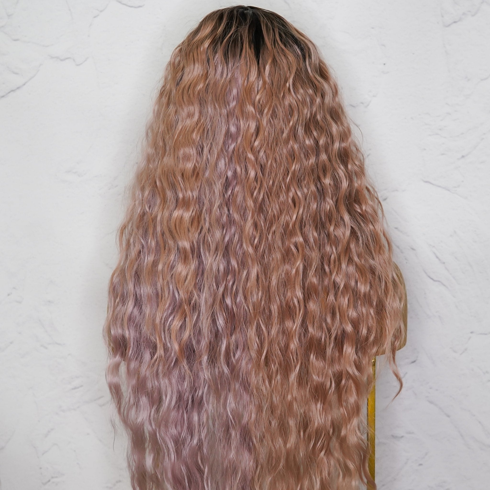 BETHANY Pink &amp; Purple Ombe Fringe Wig - Milk &amp; Honey Wigs