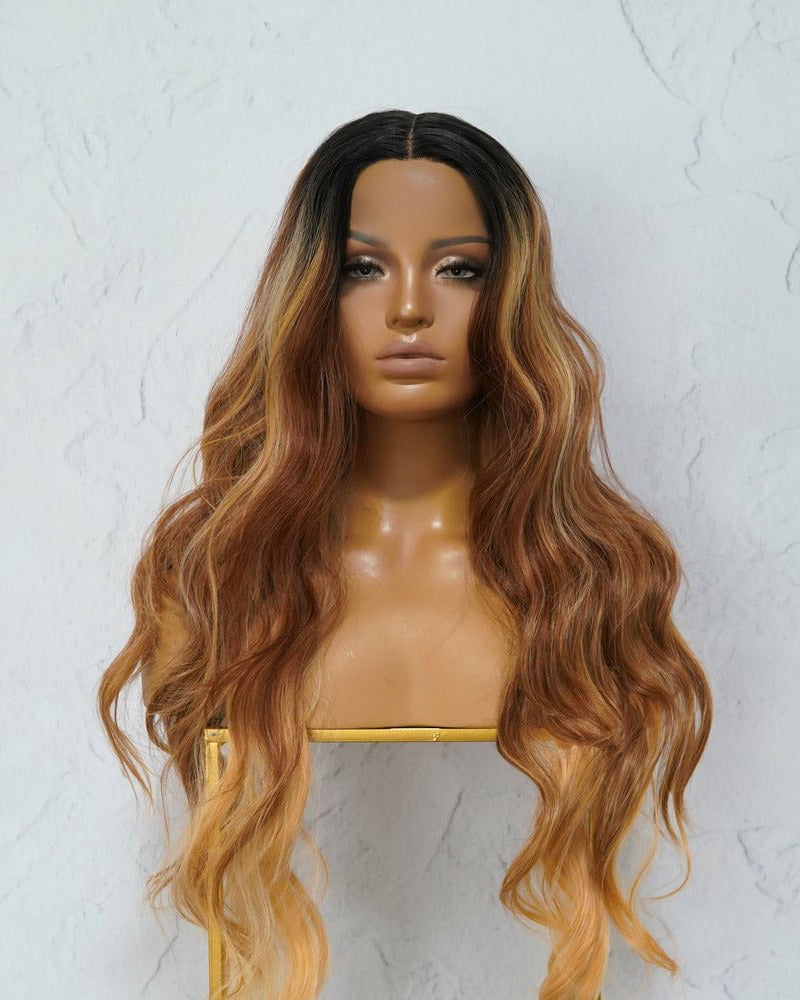 BILLY Ombre Brown Lace Front Wig