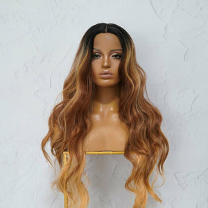 BILLY Ombre Brown Lace Front Wig