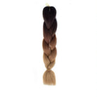 BLACK | DARK BROWN | LIGHT BROWN OMBRÉ 24" - Milk & Honey Wigs