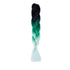BLACK | GREEN | MINT OMBRÉ 24" - Milk & Honey Wigs