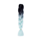 BLACK | MINT OMBRÉ 24" - Milk & Honey Wigs