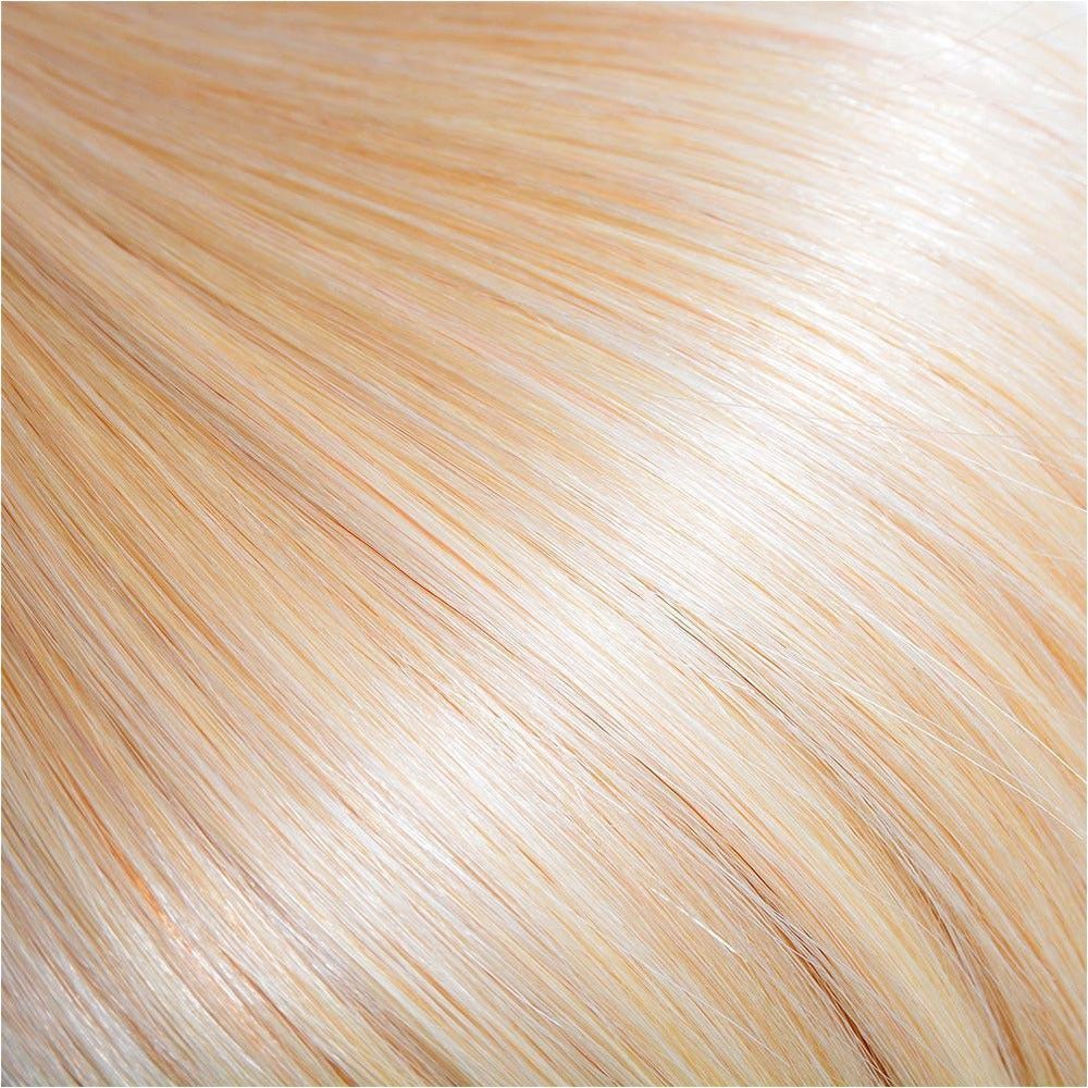 BLONDIE shade 613 human hair clip-in hair extensions | Milk &amp; Honey Wigs