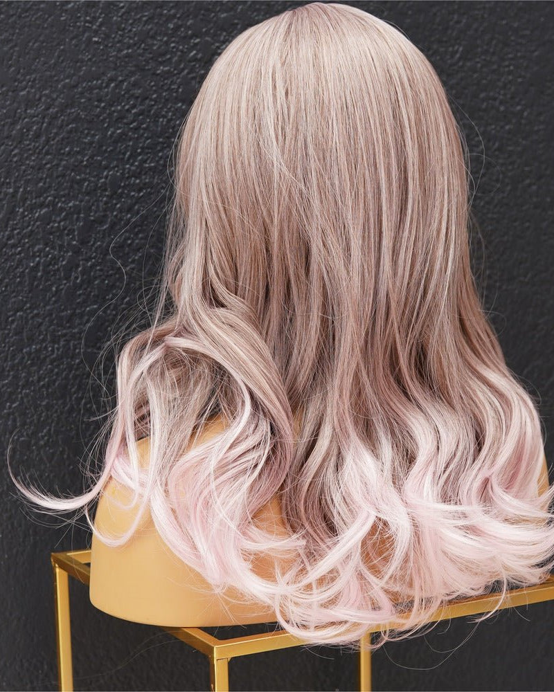 BLUSH Pink Ombre Fringe Wig