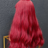 BONNIE Burgundy Red Fringe Wig - Milk & Honey Wigs