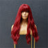 BONNIE Burgundy Red Fringe Wig - Milk & Honey Wigs