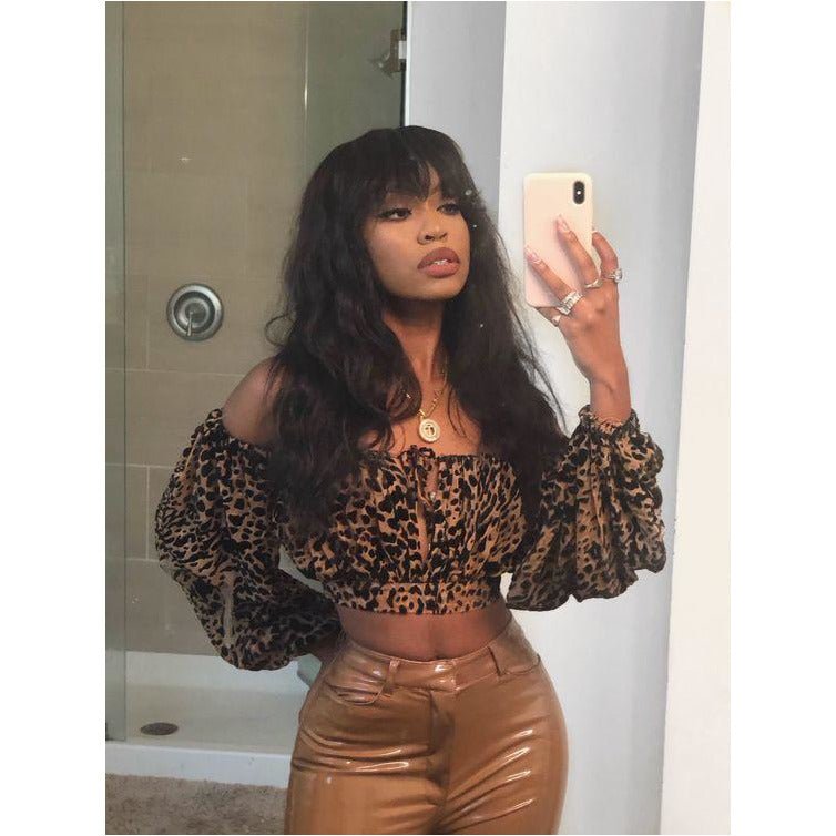 BONNIE Dark Brown Fringe Wig - Milk &amp; Honey Wigs