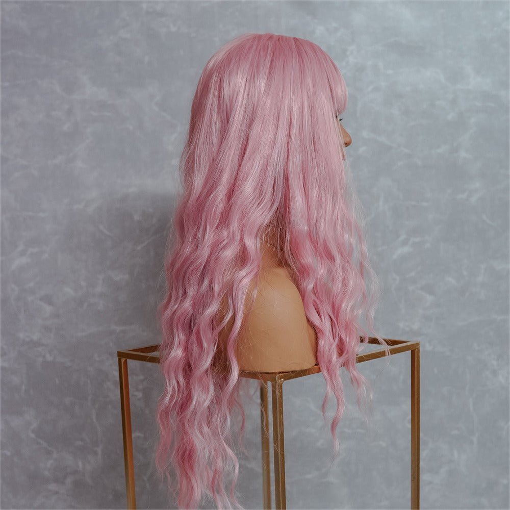 BONNIE Pink 22&quot; Fringe Wig - Milk &amp; Honey Wigs