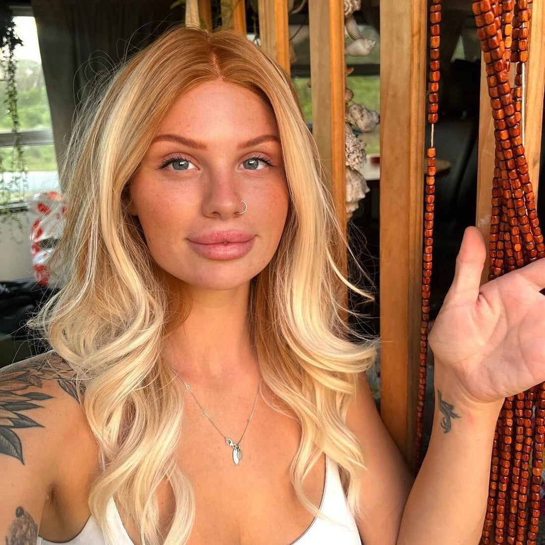 BROOKE Ombre Copper Lace Front Wig - Milk &amp; Honey Wigs