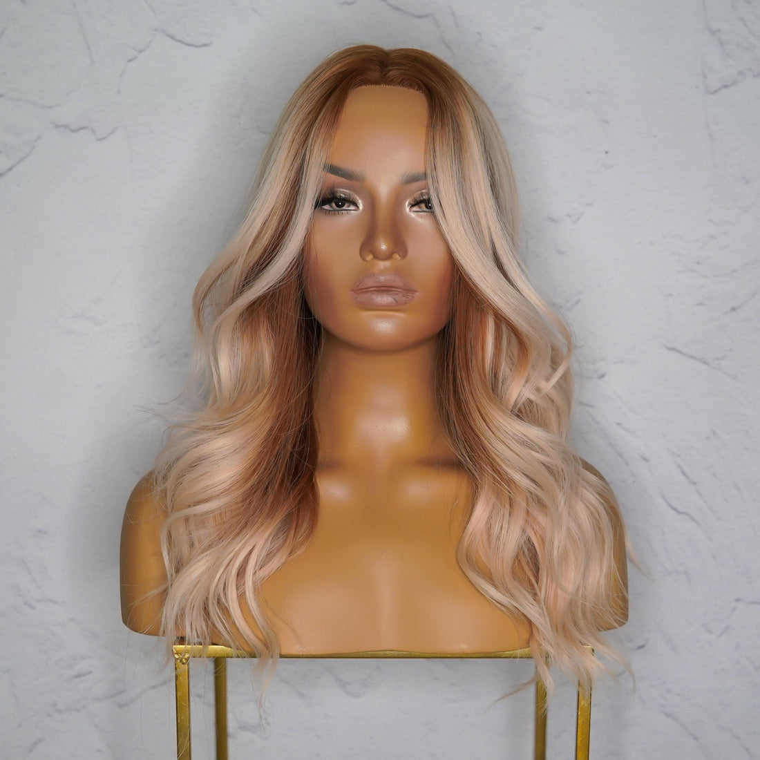 BROOKE Ombre Copper Lace Front Wig - Milk &amp; Honey Wigs