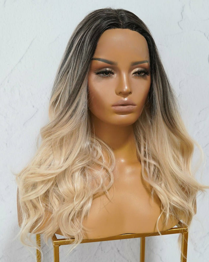CADY Ombre Blonde Lace Front Wig - Milk & Honey