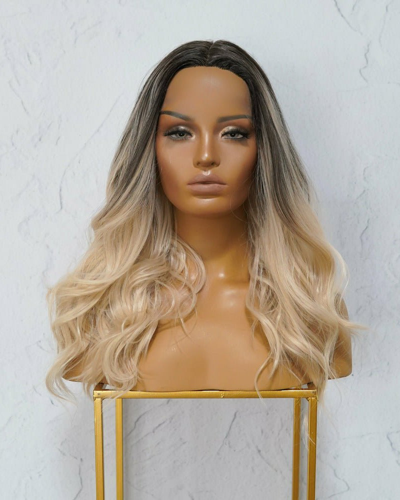 CADY Ombre Blonde Lace Front Wig - Milk & Honey